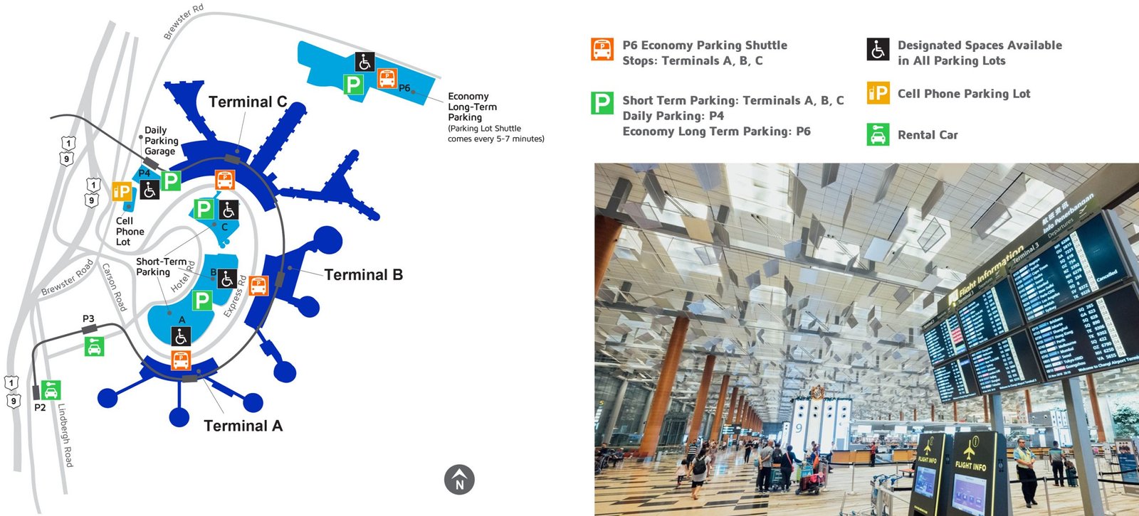 Terminals Maps EWR Newark Liberty International Airport   Features Of The Terminals Newark Airport Scaled 